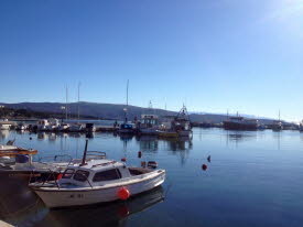 Hafen Krk im Winter