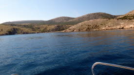 Bucht zwischen Vela Luka und Vrbnik